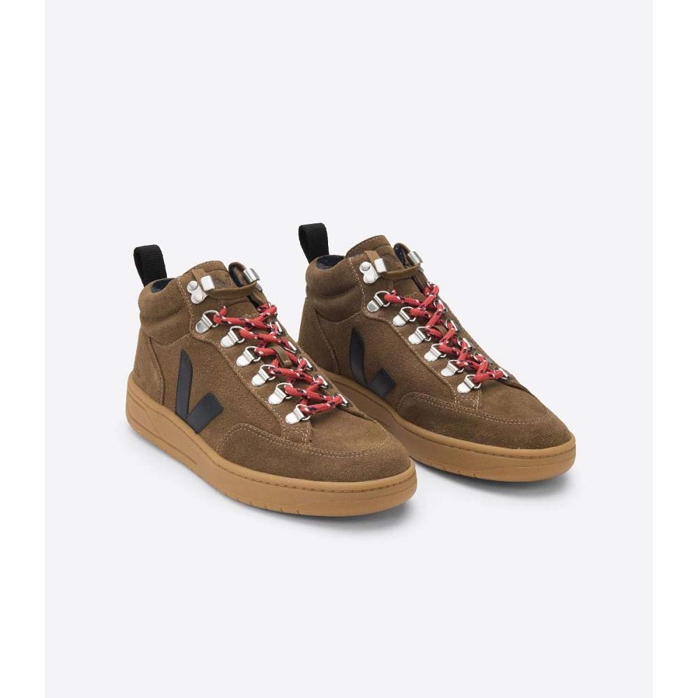 Brown Women's Veja RORAIMA SUEDE High Tops | AU 356XYU